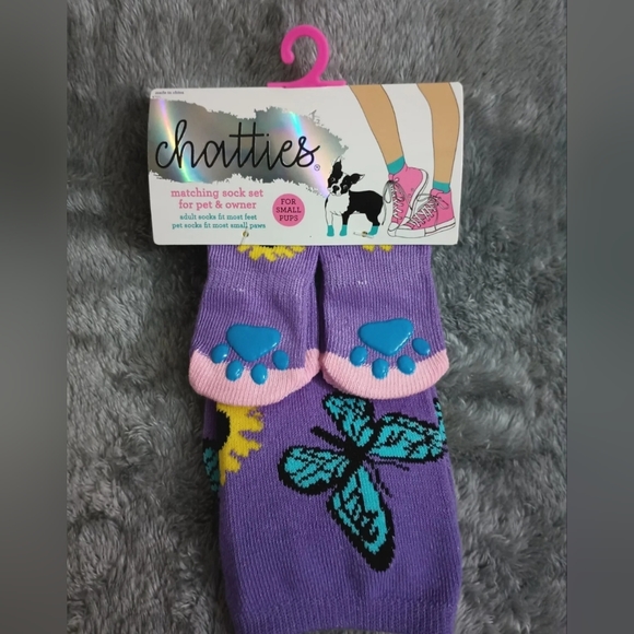 🆕️Chatties Matching Sock Set For Pet & Owner (for Small Puppies) - Picture 4 of 5